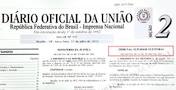 DIÁRIO OFICIAL DA UNIÃO 