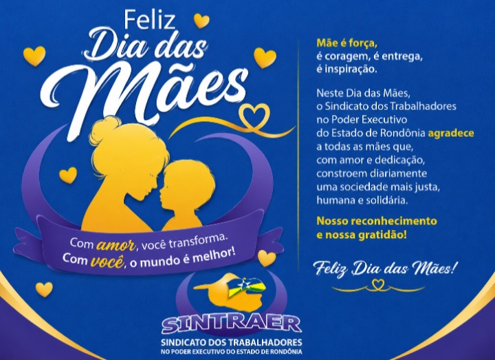 Feliz dia Das Mães 