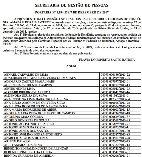 DIÁRIO OFÍCIAL Nº 235 de 08 de DEZEMBRO DE 2017